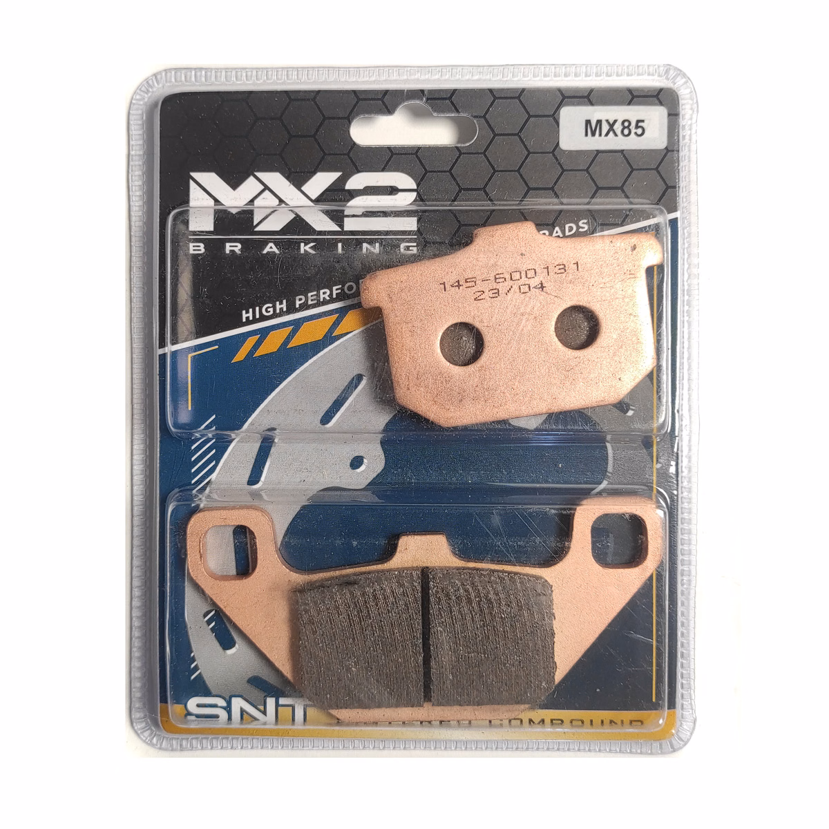 BALATAS DISCO MX2 MX-F271 SNT (85) P/ EX-250 E1/E2 '86-'87, P/ ZX-600 '85-'87, P/ ZX-750 '83-'85, P/ ZX-900 '84-'86