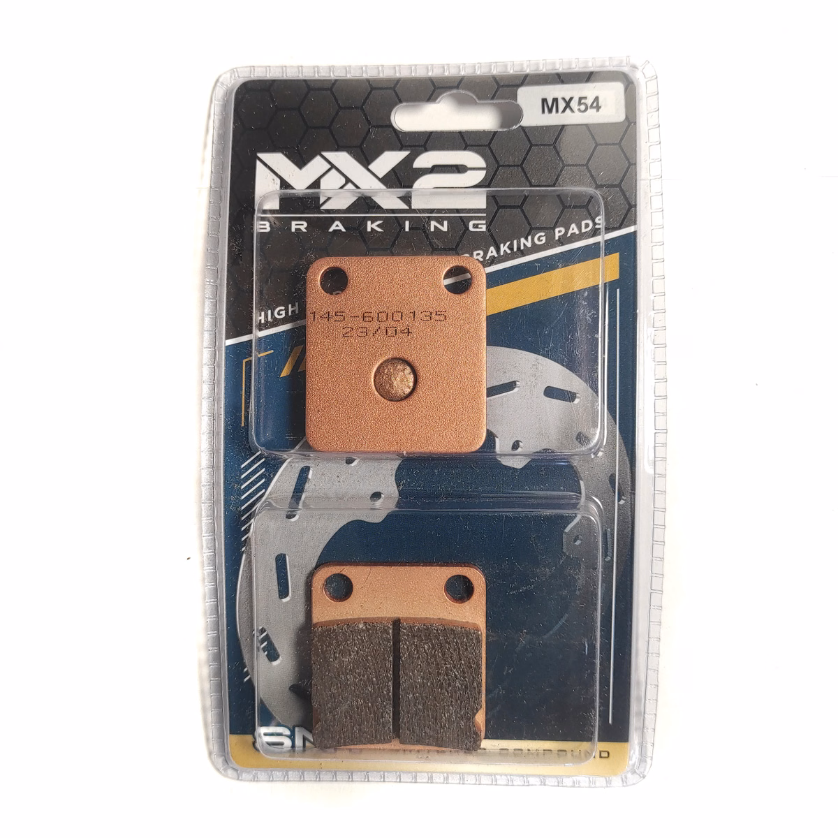 BALATAS DISCO MX2 MX-F007 SNT (54) P/ TITAN-150 '00-'07 , P/ YFM-350 '89-'04