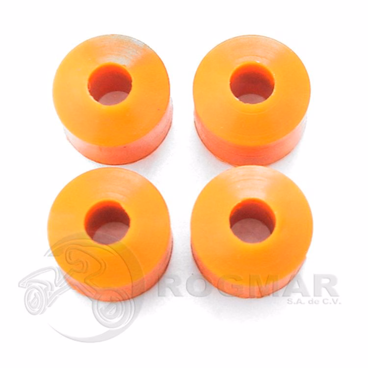 BUJE MAZA TRASERA P/ CG-125 CLASE NYLON NARANJA (JUEGO)