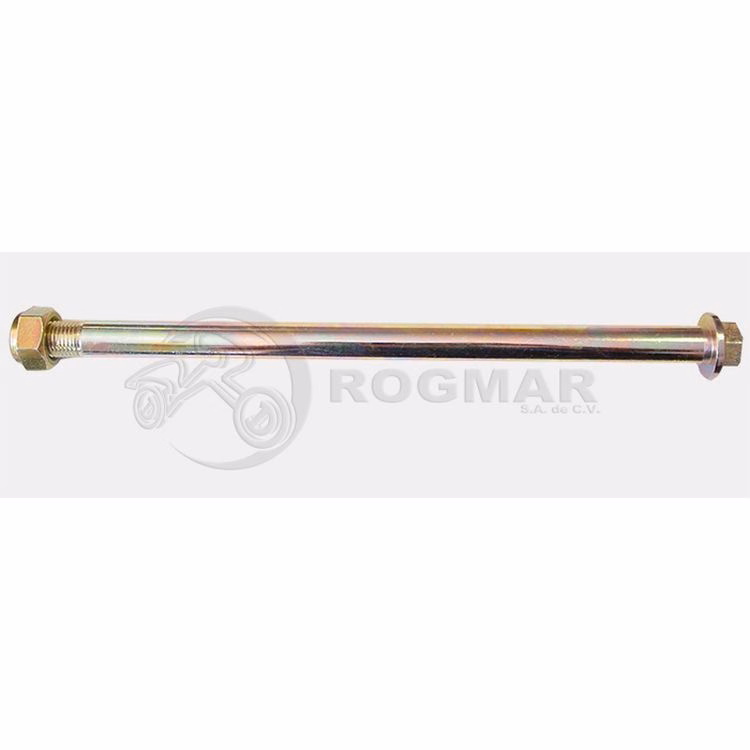 EJE RUEDA DELANTERA C/ TUERCA P/ NS200 (PRECIO POR PIEZA) (VENTA MINIMA 5 PIEZAS)
