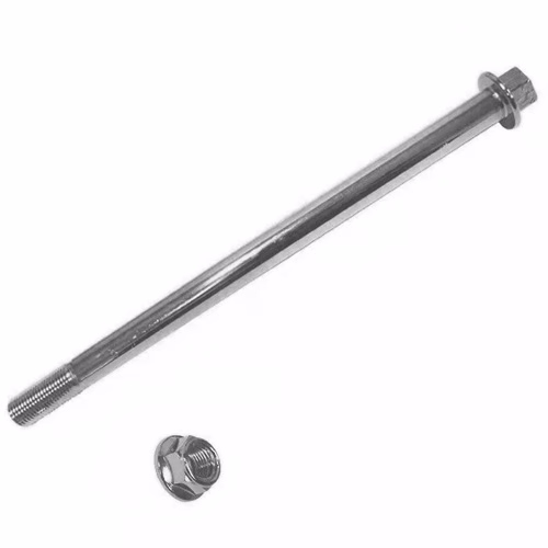 EJE RUEDA TRASERA C/ TUERCA P/ XT-110RT II '17-'19, P/ XT-110RT '20, P/ AT-110RT '12-'14, P/ XT-125RT '20 (PRECIO POR PIEZA) (VENTA MINIMA 5 PIEZAS)
