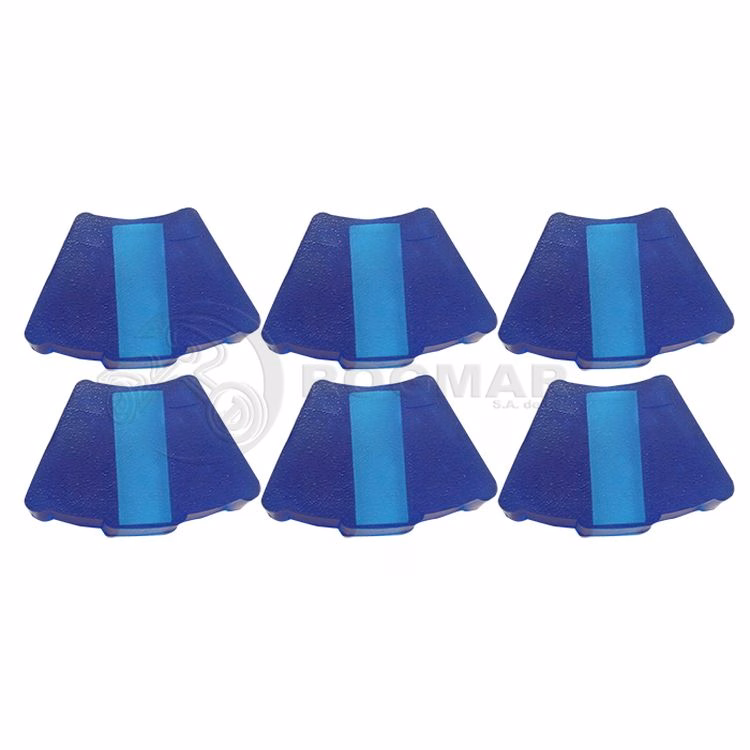 GOMA SPROCK TRASERO AZUL P/ 250Z (JUEGO)