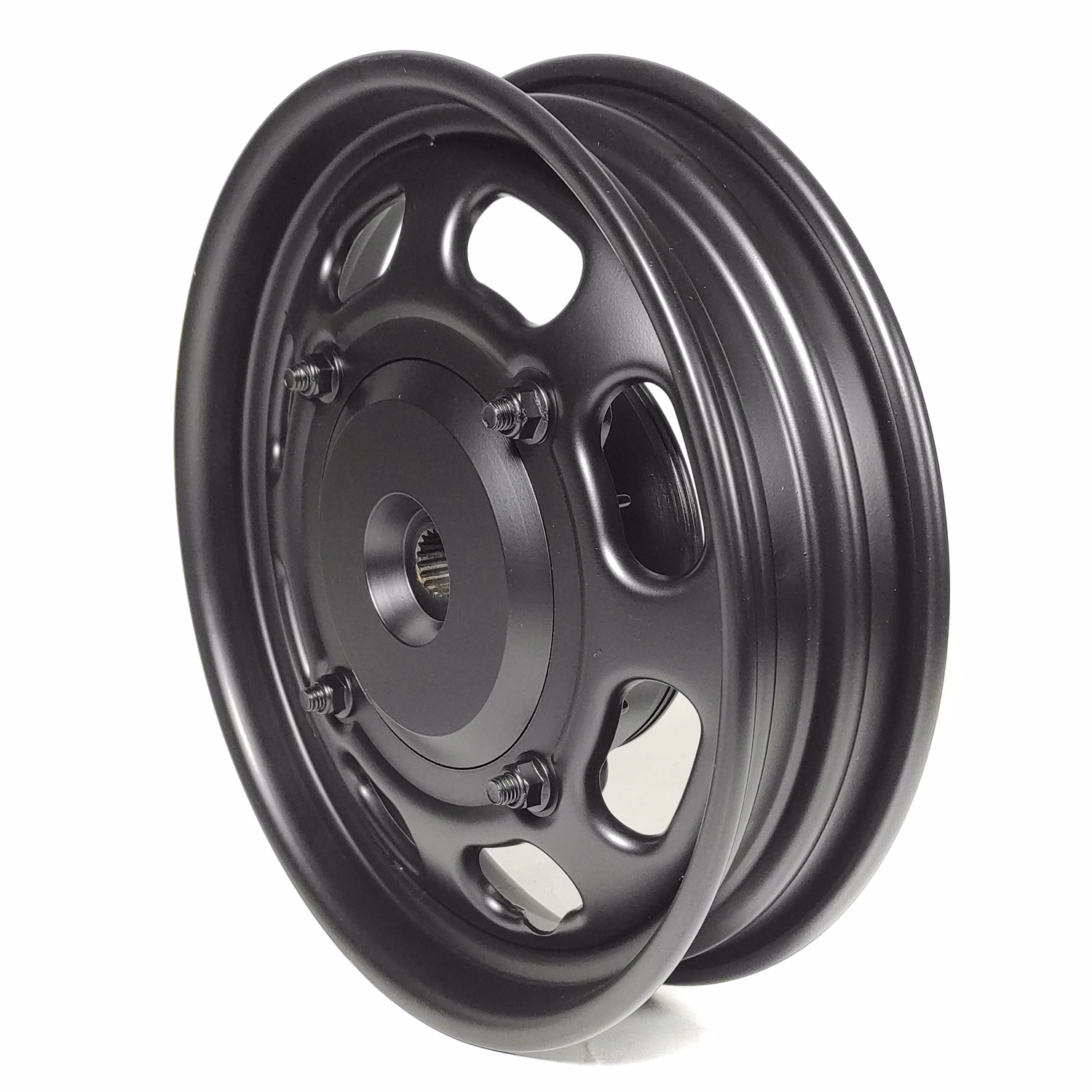 RIN TRASERO NEGRO 2.15X"10 P/ D125 '17-'24, P/ D125LT '21-'26, P/ BIT-150 '22-'23, P/ X125 '22-'23, P/ D150 '19-'24, P/ CS-125 '10-'18, P/ XS-125 '10-'15, P/ X125 '18-'22