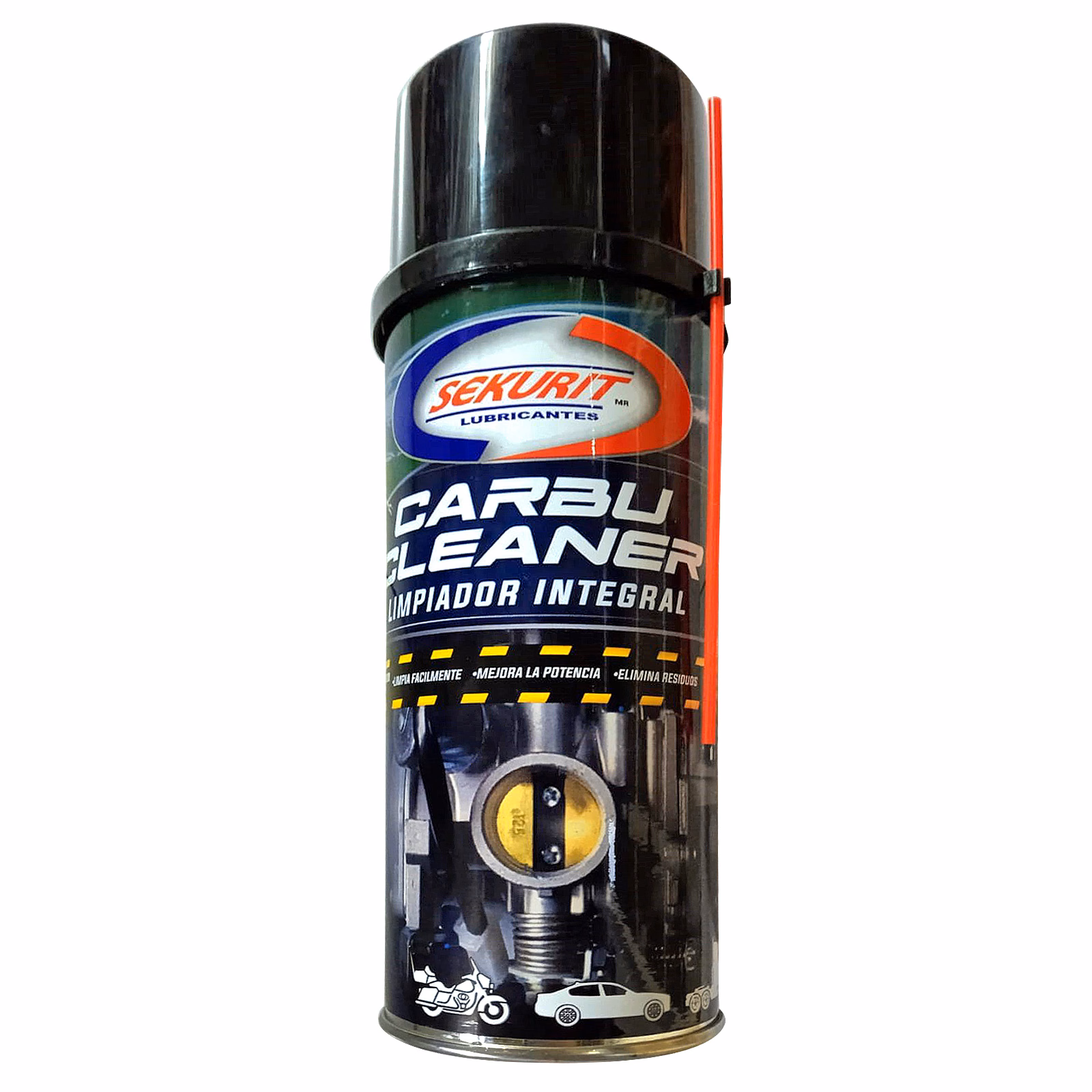 MOTO SPRAY CARBU-CLEANER SEKURIT 400ML (PRECIO POR PIEZA) (EN LA COMPRA DE 1 A 11 PIEZAS )