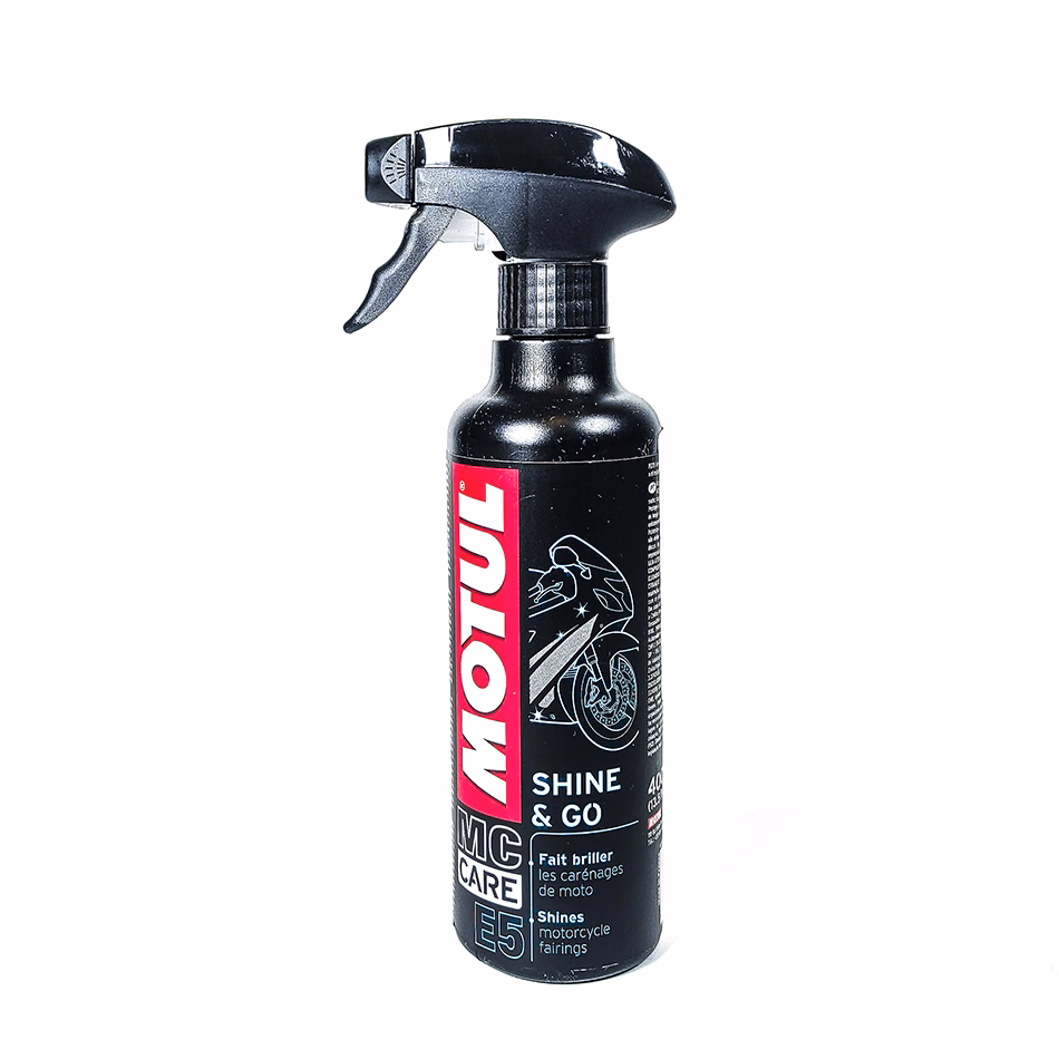 CERA Y ABRILLANTADOR MOTUL E5 SHINE & GO ATOMIZADOR 400ML (PRECIO POR PIEZA) (CAJA C/ 12 PIEZAS)